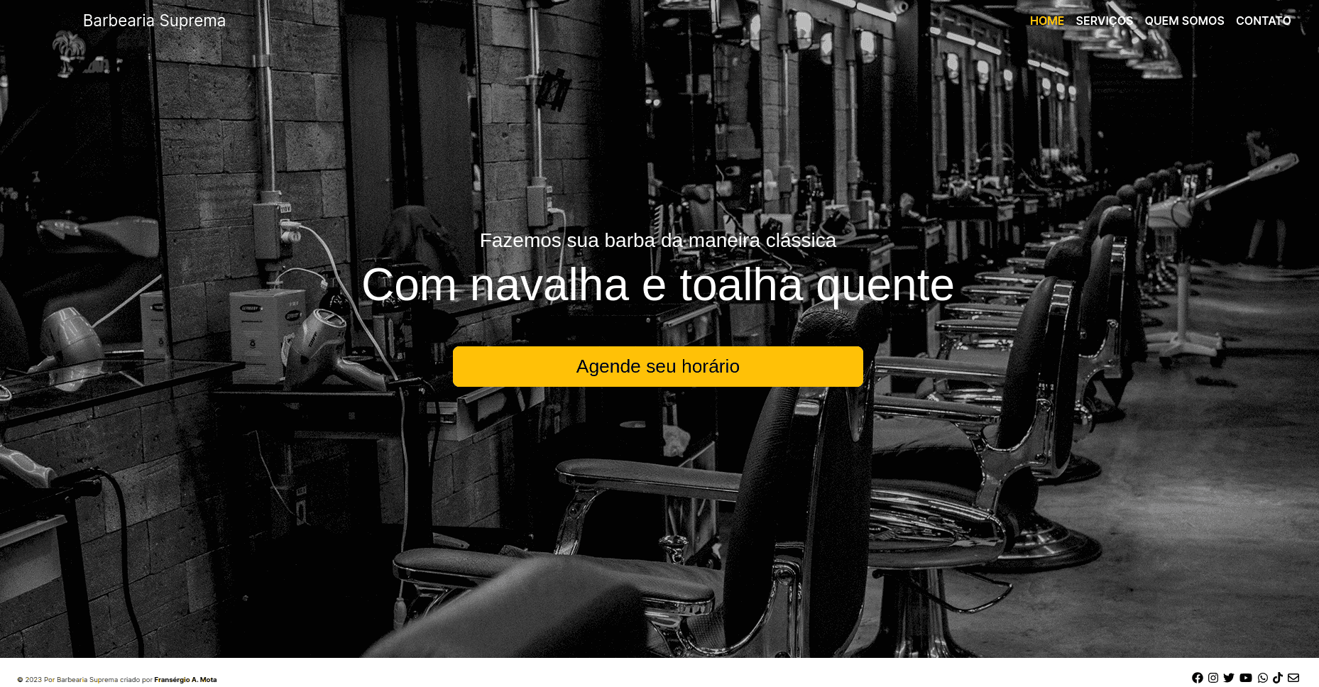 Projeto: Website Barbearia Suprema Projeto: Website Barbearia Suprema
